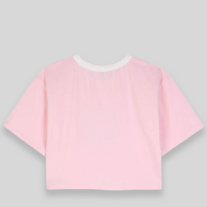 Kenzo Kids Flower Logo Cropped T-Shirt