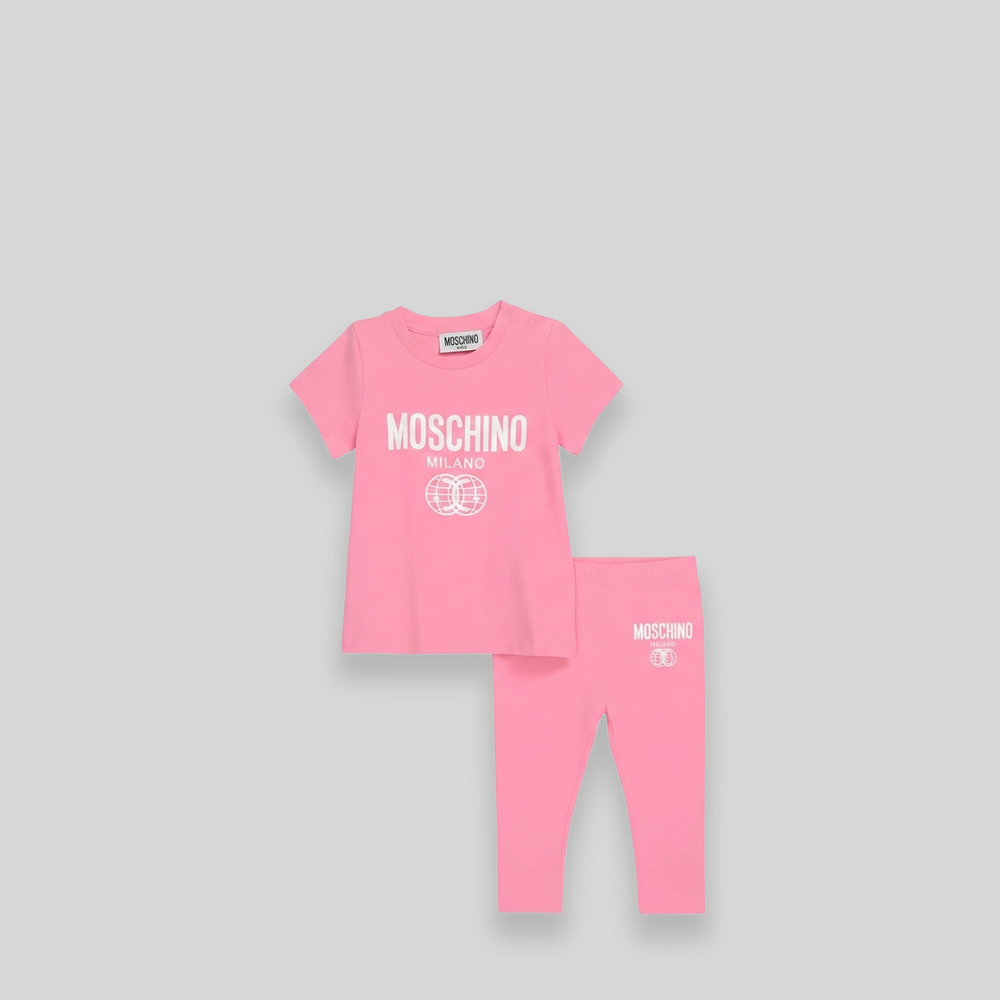 Moschino Kids Toddler's Double Smiley T-Shirt and Legging Set