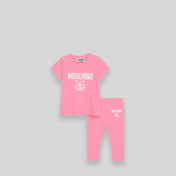 Moschino Kids Toddler's Double Smiley T-Shirt and Legging Set