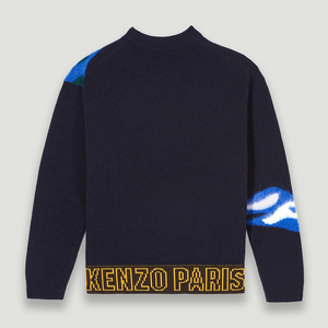 Kenzo Men's "Kenzo World" Knit Jumper Sweater