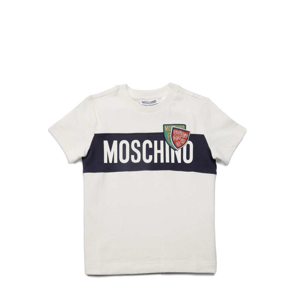Moschino Kids Text Logo Patch T-Shirt