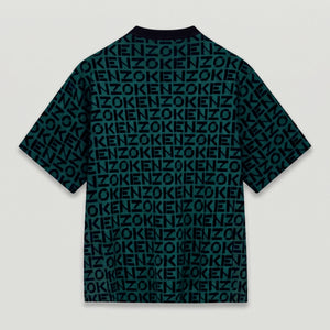 Kenzo Men's Sport Oversize Monogram Short Sleeve Jumper Sweater