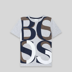 Hugo Boss Kids Large Text Logo T-Shirt