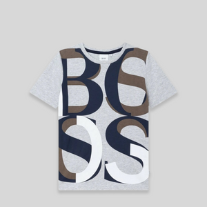 Hugo Boss Kids Large Text Logo T-Shirt