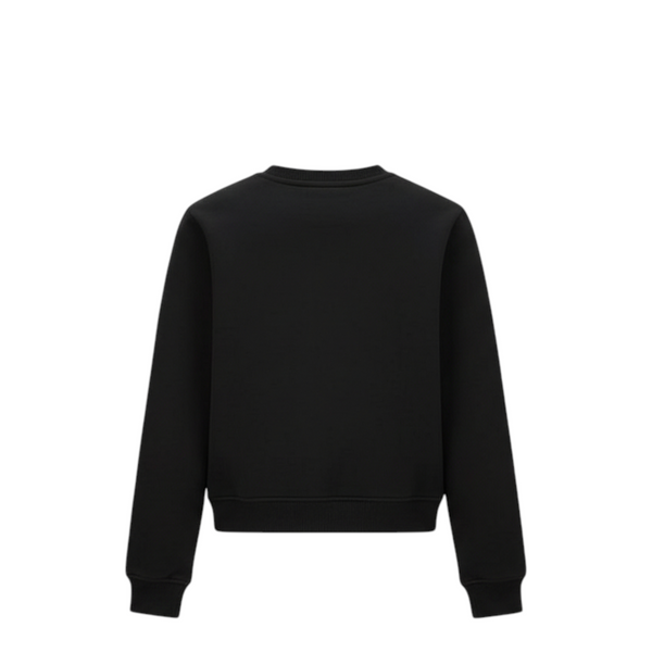 Moschino Kids Animal Print Logo Cotton Sweatshirt