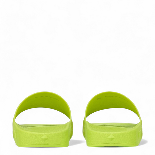 MCM Men's Monogram Print Rubber Slides
