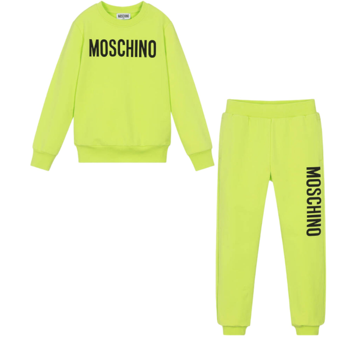Moschino Kids Cotton Fleece Big Logo Sweatsuit