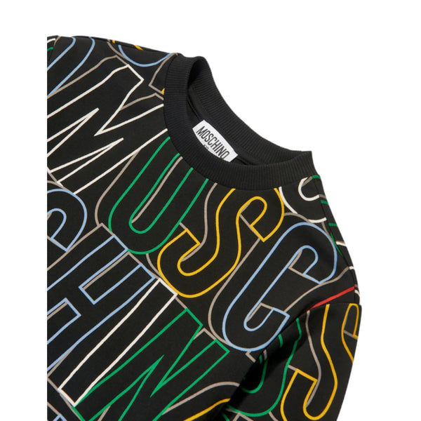 Moschino Kids Colorful Maxi Logo Sweatshirt