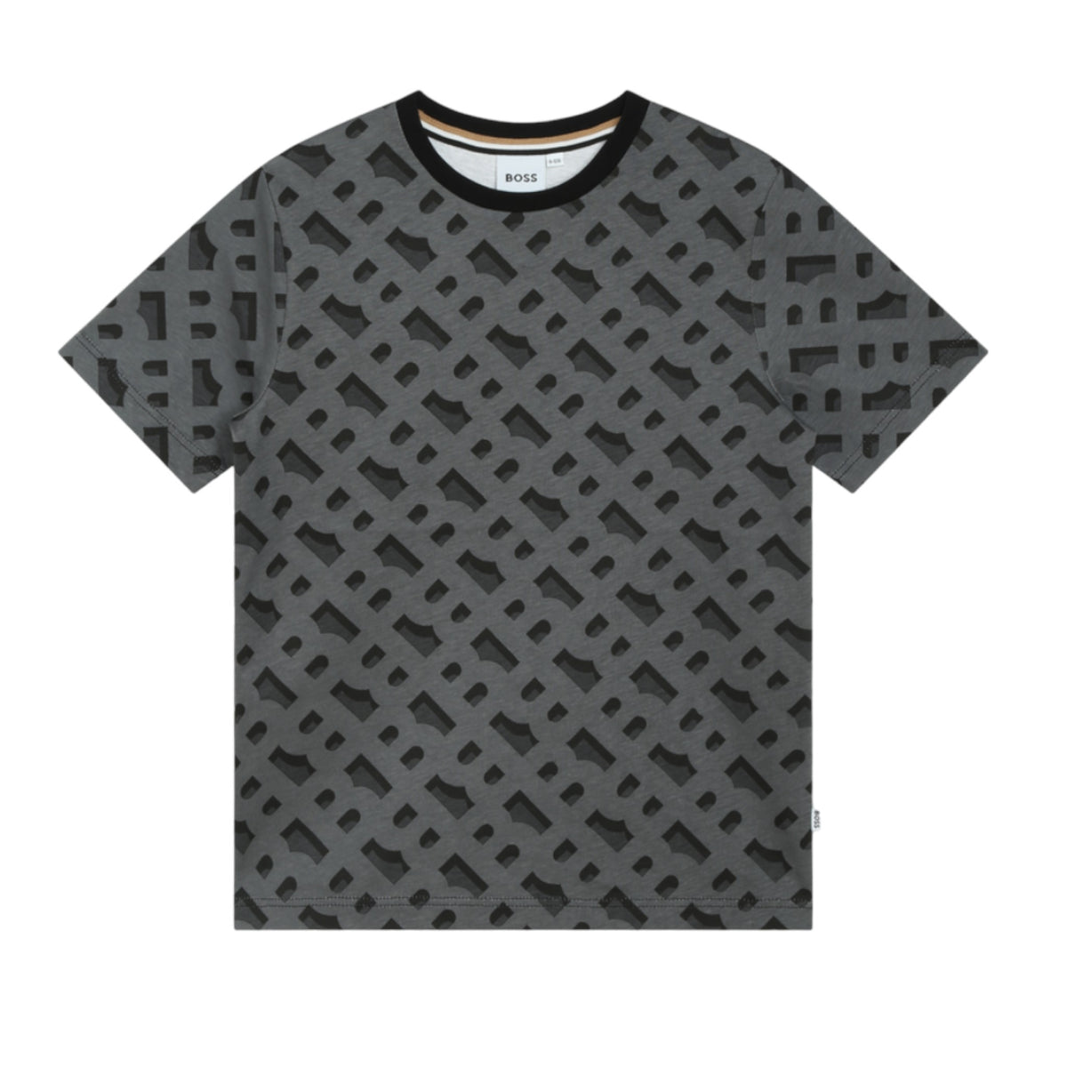 Hugo Boss Kids All-Over Monogram Print T-Shirt