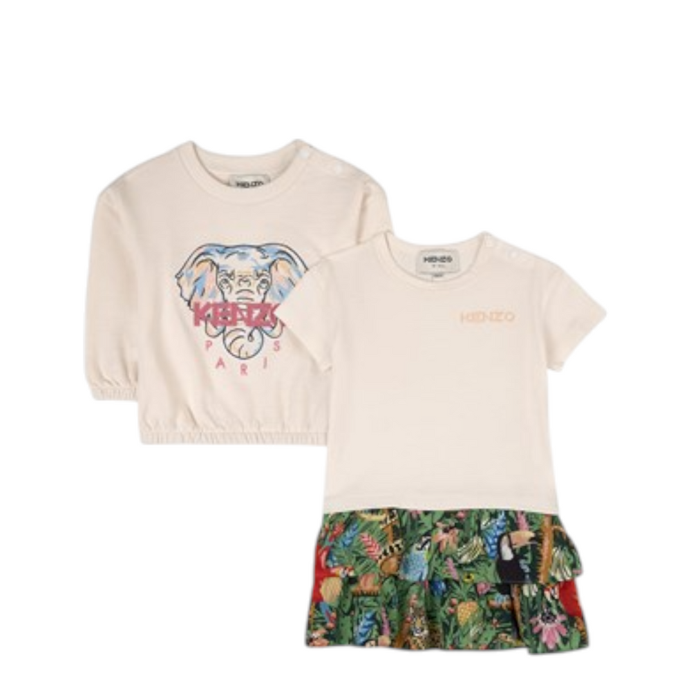 Kenzo Kids Toddler's Floral Print Dress Set