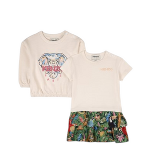 Kenzo Kids Toddler's Floral Print Dress Set