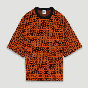 Kenzo Men's Sport Oversize Monogram Short Sleeve Jumper Sweater