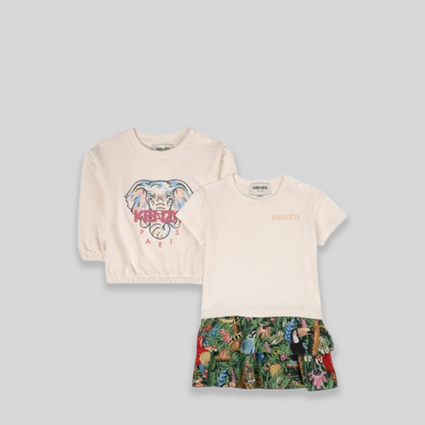 Kenzo Kids Toddler's Floral Print Dress Set