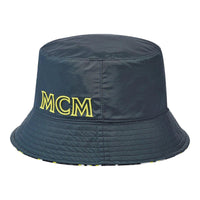 MCM Cubic Logo Reversible Nylon Bucket Hat