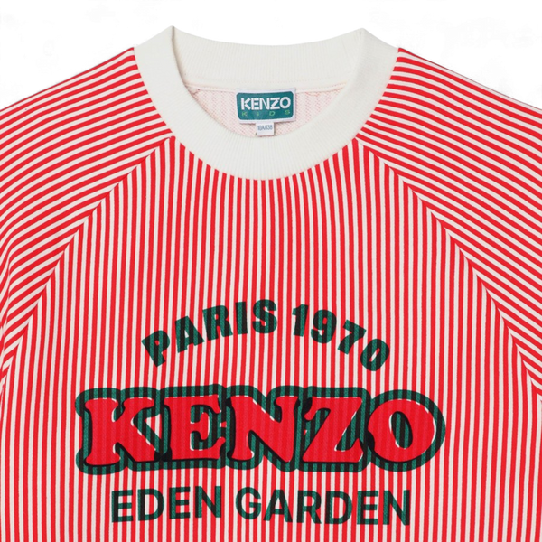 Kenzo Kid's Garden of Eden Striped Sweatshirt
