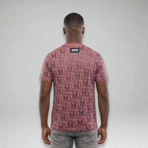 MDB Couture Men's Metallic Monogram T-Shirt