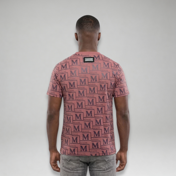 MDB Couture Men's Metallic Monogram T-Shirt