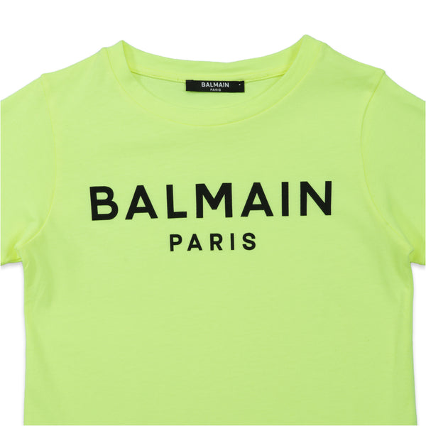Balmain Kids Classic Text Logo T-Shirt