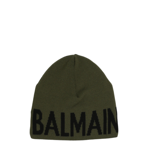Balmain Kid's Logo Knit Beanie
