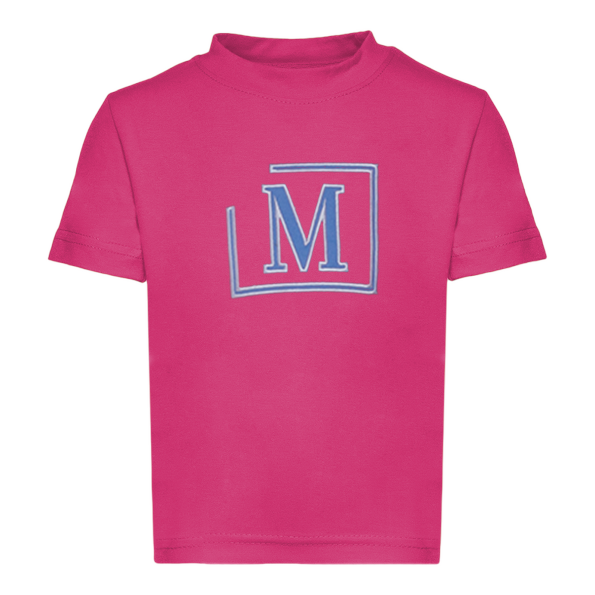 MDB Brand Kid's Classic M Embroidered Logo Tee - Warm Color