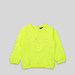 Balmain Kids Toddler's Embossed Logo Sweatshirt