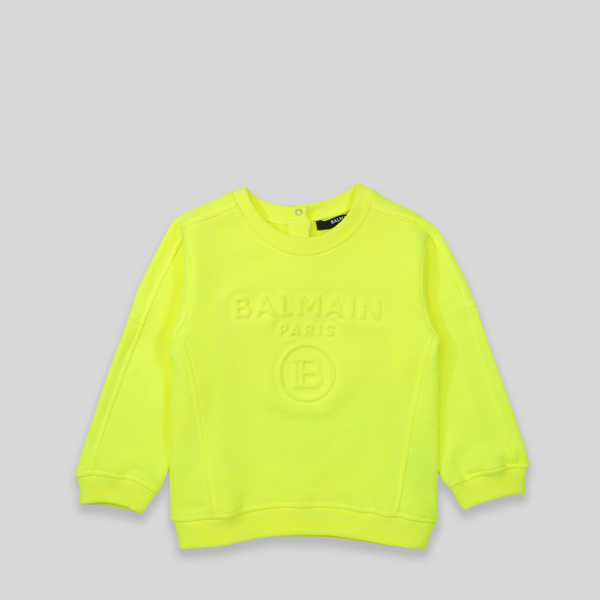 Balmain Kids Toddler's Embossed Logo Sweatshirt