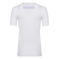 MDB Brand Women's Classic M Embroidered Logo Tee - White w/ Bright Logo