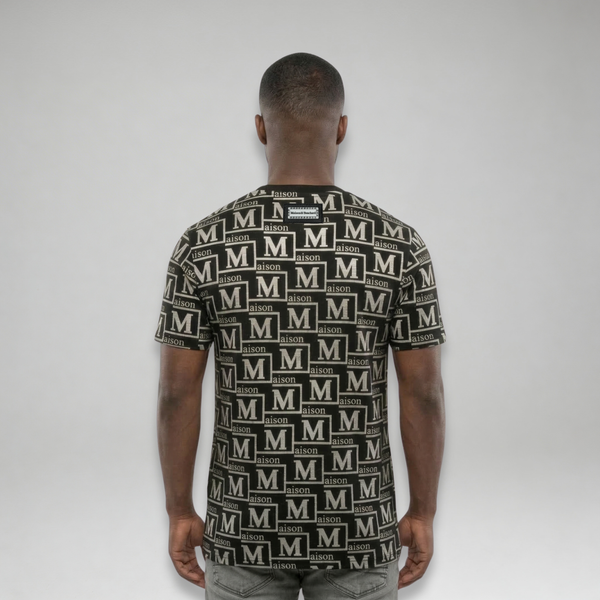MDB Couture Men's Metallic Monogram T-Shirt