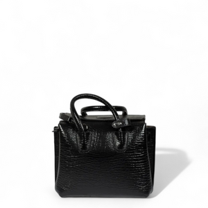 MCM Milla Pearl Studs Tote X Mini in Black