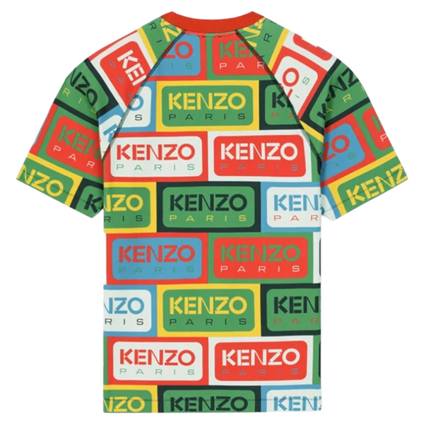 Kenzo Men's 'KENZO LABELS' Fitted T-Shirt