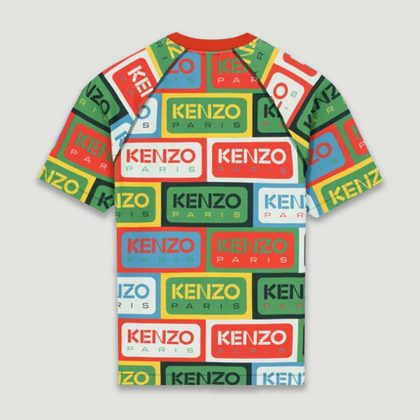 Kenzo Men's 'KENZO LABELS' Fitted T-Shirt
