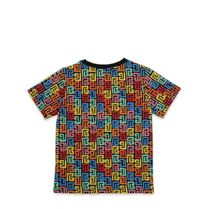 Balmain Kids Multicolor Monogram 'PB' Logo T-Shirt