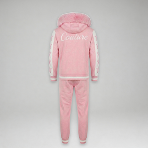 MDB Couture Men's M-Star Fur Hooded Sweatsuit