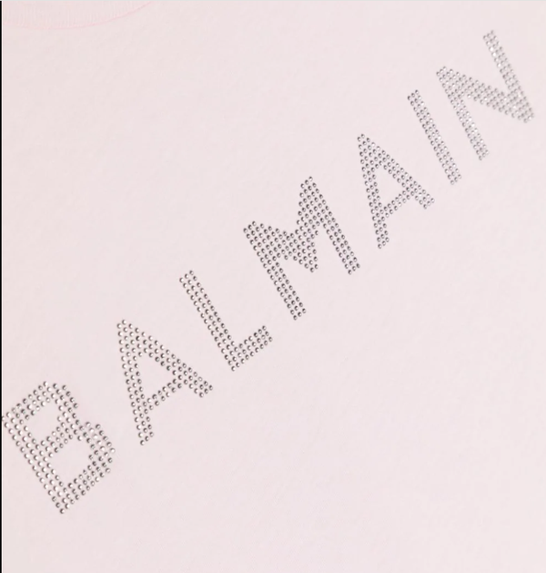 Balmain Kids Embellished Logo T-Shirt
