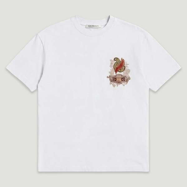 Blanc Kanvas 'Jacobean Paisley' Oversized T-Shirt