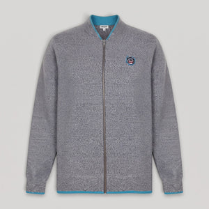 Kenzo Men's Tiger Crest Zipped Cardigan Sweater