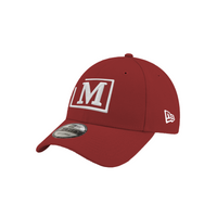 MDB Brand x New Era 9Forty Stretch Snap Embroidered Cap - Red