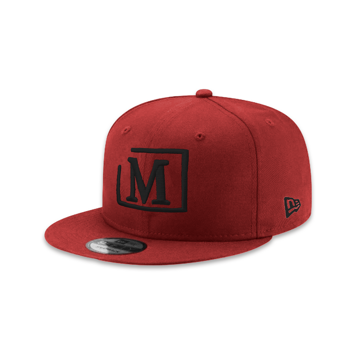 MDB Brand x New Era 9Fifty Snapback Embroidered Baseball Cap - Red