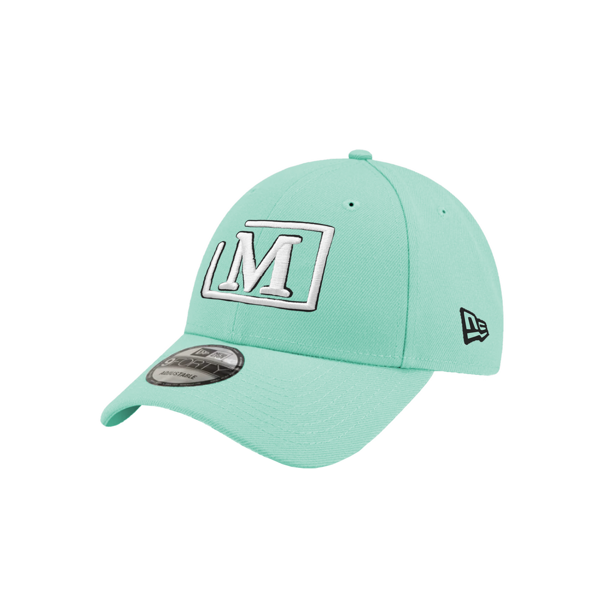 MDB Brand x New Era 9Forty Stretch Snap Embroidered Cap - Two Tone M Logo