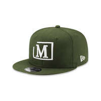 MDB Brand x New Era 9Fifty Snapback Embroidered Baseball Cap - Green
