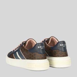 Bally Women's Myron Monogram Leather Sneakers