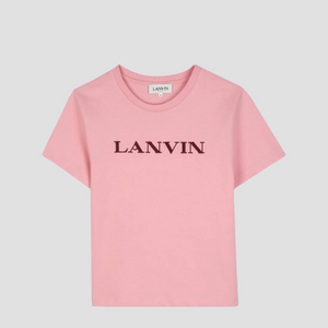 Lanvin Kids Embroidered Logo T-Shirt