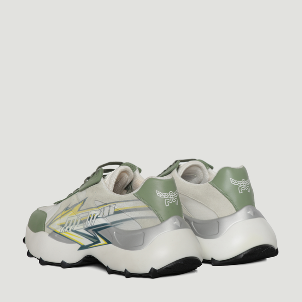 MCM Men's Skystream Sneakers in MCMotor Leather