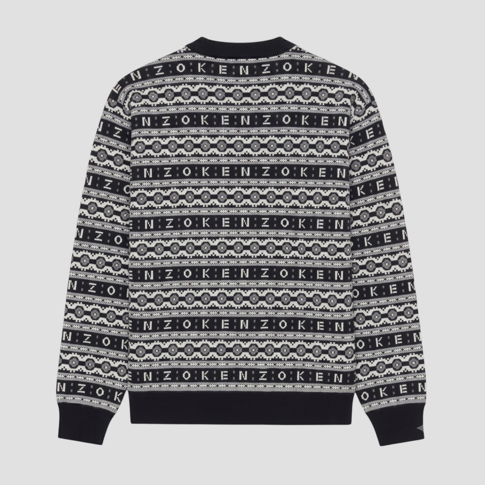Kenzo Men's Merino Wool Jacquard Jumper Sweater
