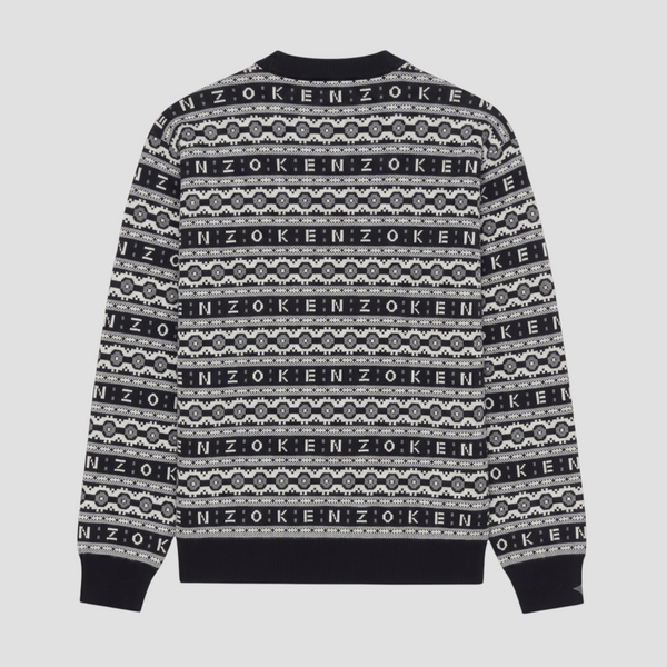 Kenzo Men's Merino Wool Jacquard Jumper Sweater