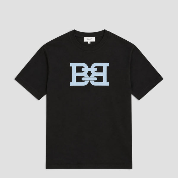 Bally Men's B-Chain Logo Cotton T-Shirt