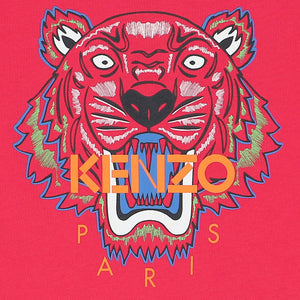 Kenzo Kids Color Tiger Logo T-Shirt