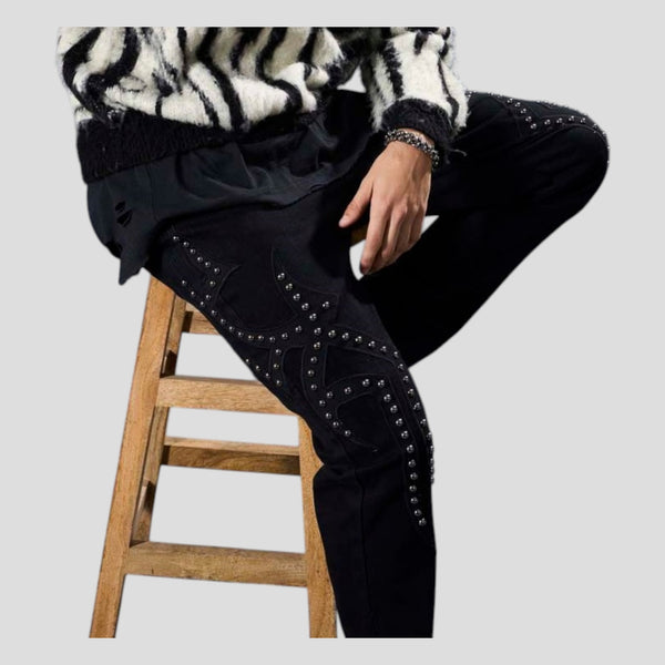 Hidden Treasures 'Tribal' Slim Stacked Fit Denim Jeans