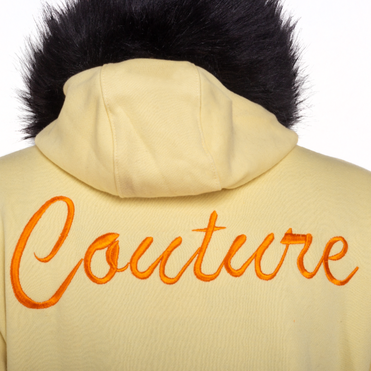 MDB Couture Women's M-Star Fur Hooded Fleece Sweatsuit - Light