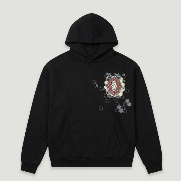 Hidden Treasures 'Dimensional Illusions' Oversize Hoodie Sweatshirt